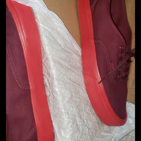 Vans rare color way port wine red NWT mens 11 - Picture 12 of 16